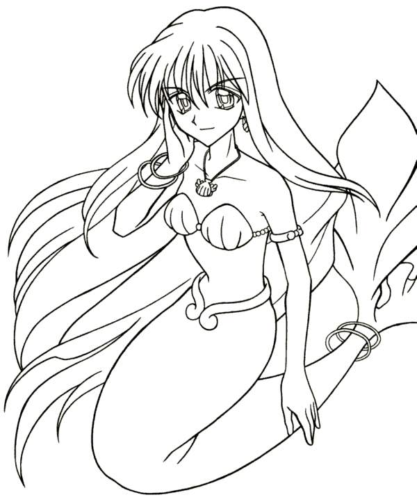 Coloriage 26 Mermaid melody