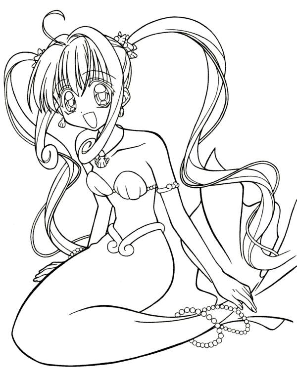 Coloriage 31 Mermaid melody