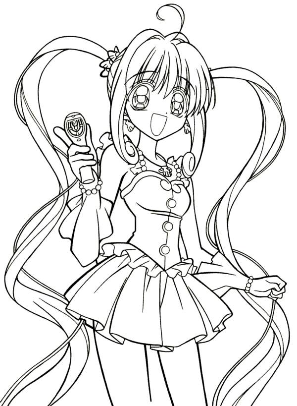 Coloriage 32 Mermaid melody