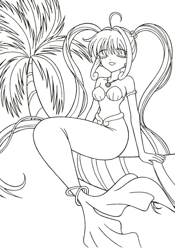 Coloriage 33 Mermaid melody