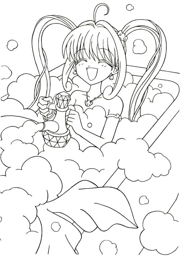 Coloriage 35 Mermaid melody