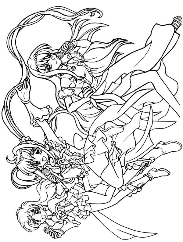 Coloriage 37 Mermaid melody