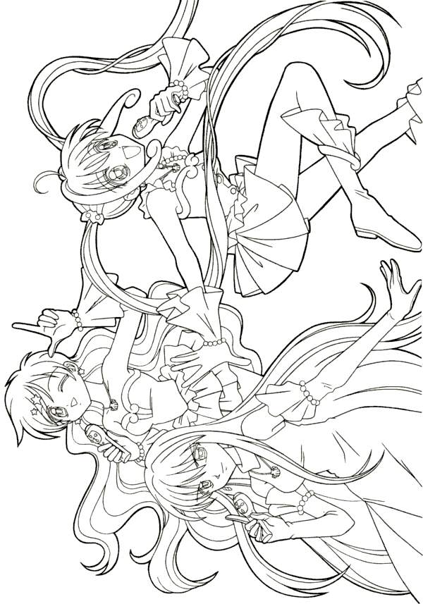 Coloriage 42 Mermaid melody