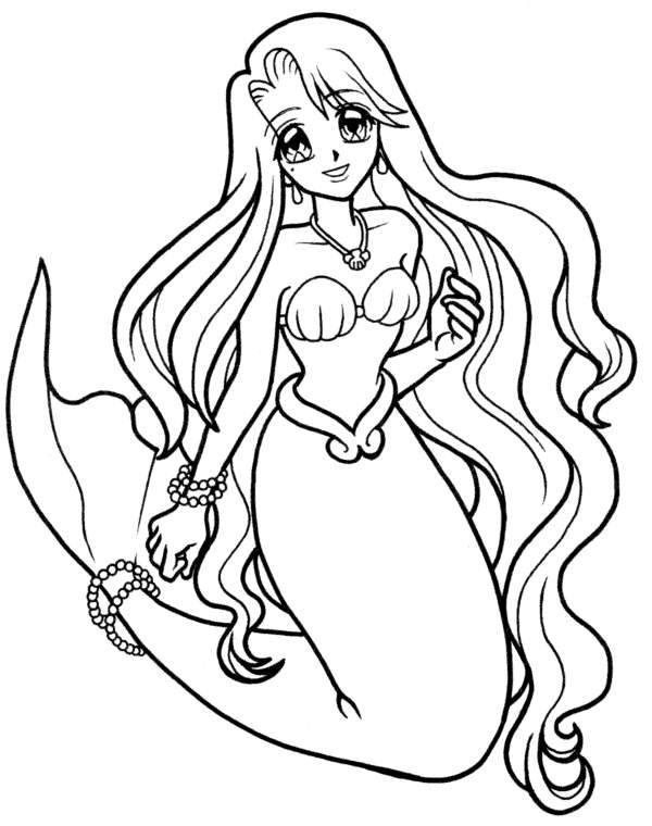 Coloriage 49 Mermaid melody