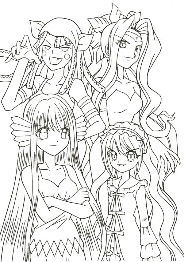 Coloriage 5 Mermaid melody