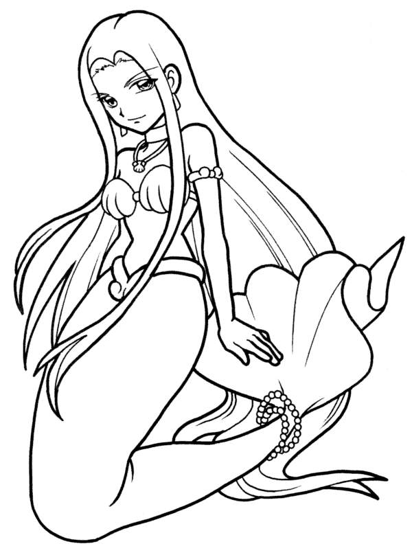 Coloriage 50 Mermaid melody