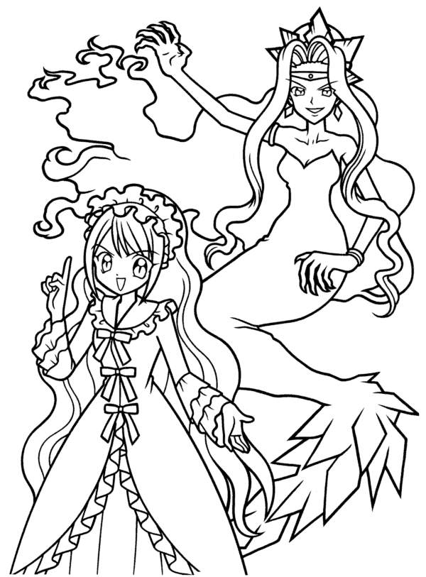 Coloriage 59 Mermaid melody