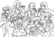 Coloriage Mermaid melody 1