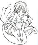 Coloriage Mermaid melody 12