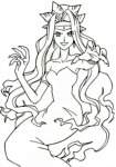 Coloriage Mermaid melody 18