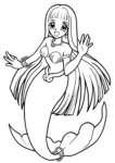 Coloriage Mermaid melody 3