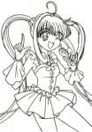 Coloriage Mermaid melody 34