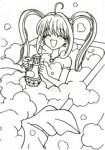 Coloriage Mermaid melody 35
