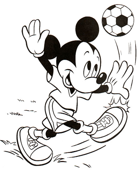 Coloriage 1 Mickey