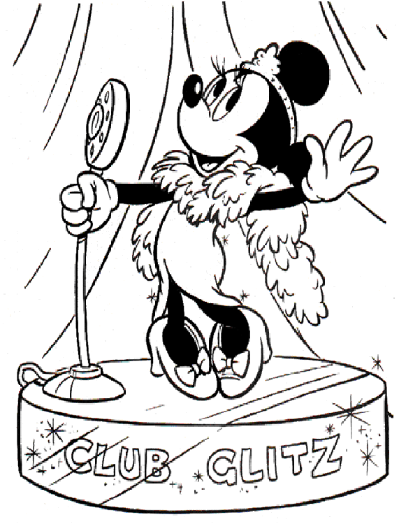 Coloriage 16 Mickey