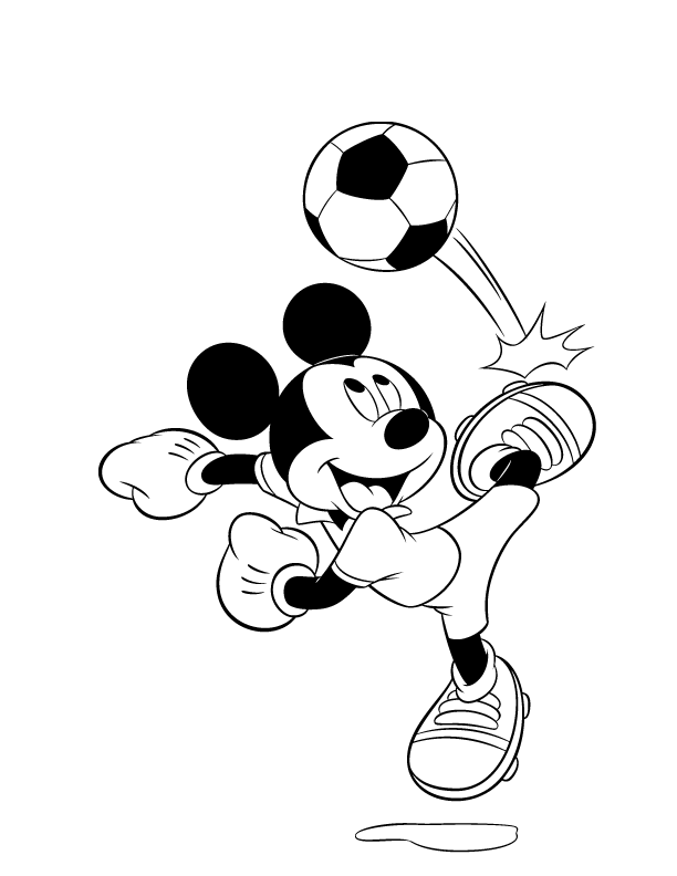 Coloriage 18 Mickey