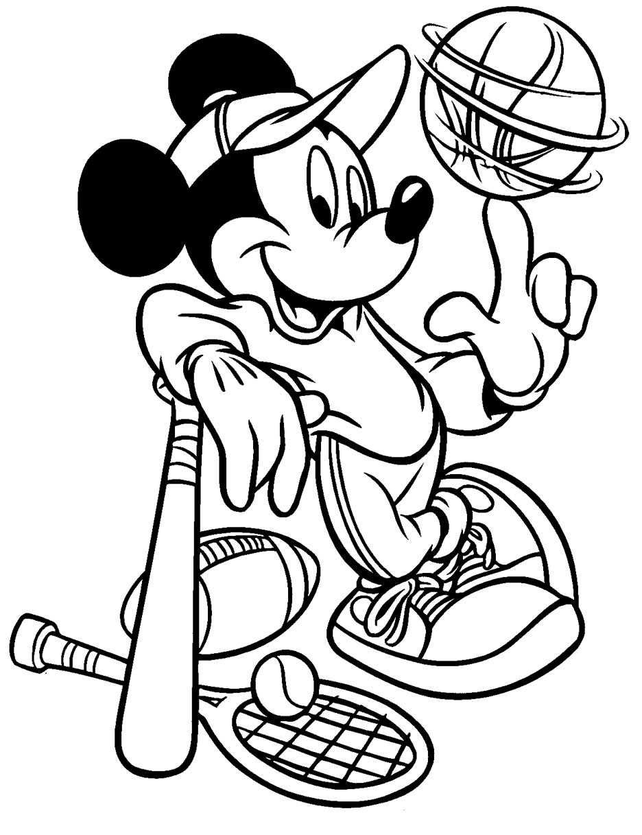 Coloriage 2 Mickey