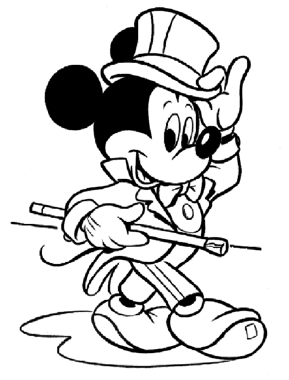 Coloriage 20 Mickey