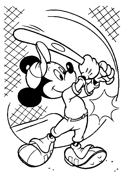 Coloriage 21 Mickey