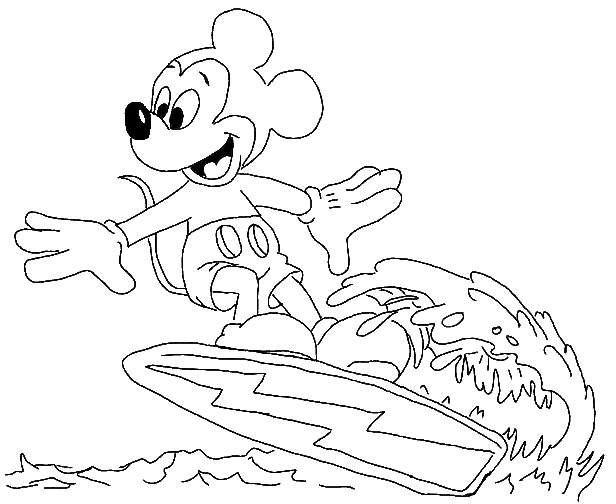 Coloriage 26 Mickey