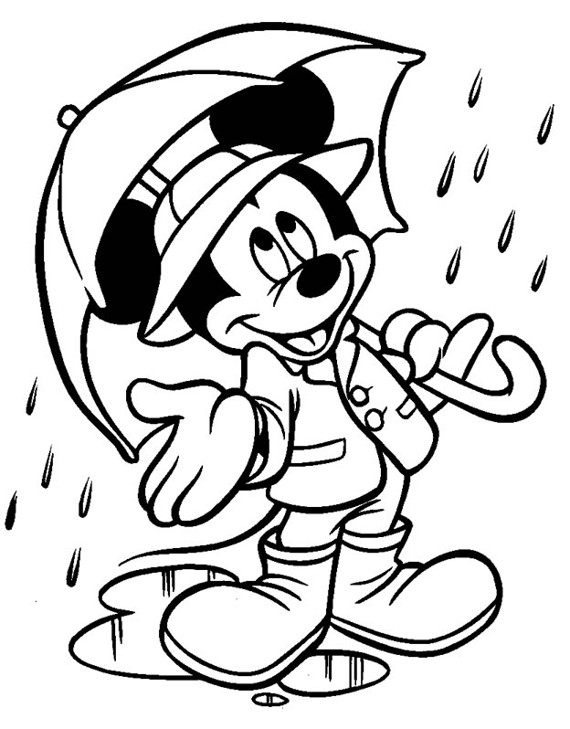 Coloriage 3 Mickey