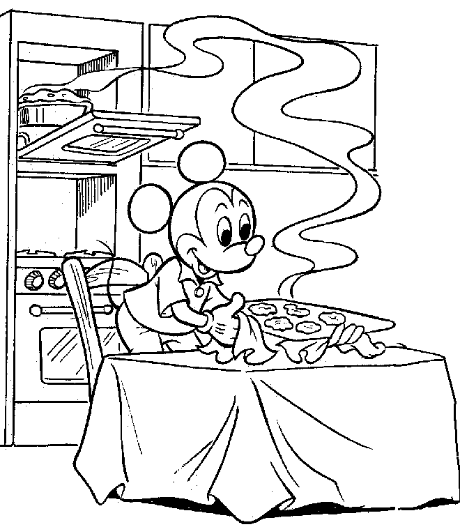 Coloriage 30 Mickey