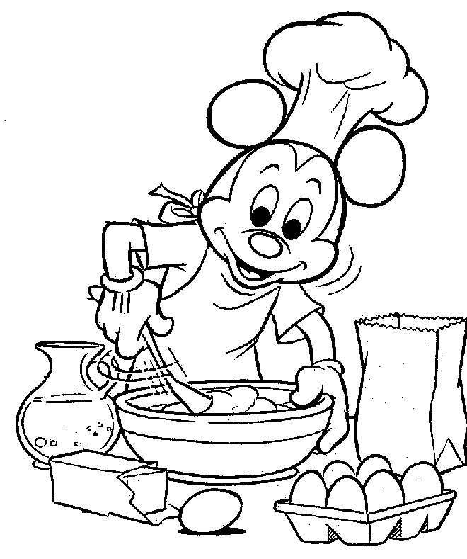 Coloriage 41 Mickey