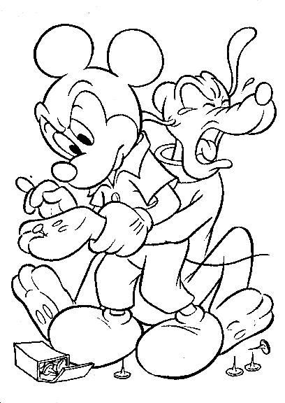 Coloriage 43 Mickey