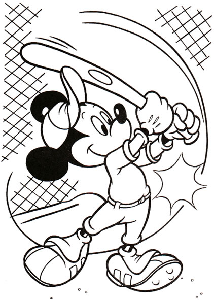 Coloriage 6 Mickey