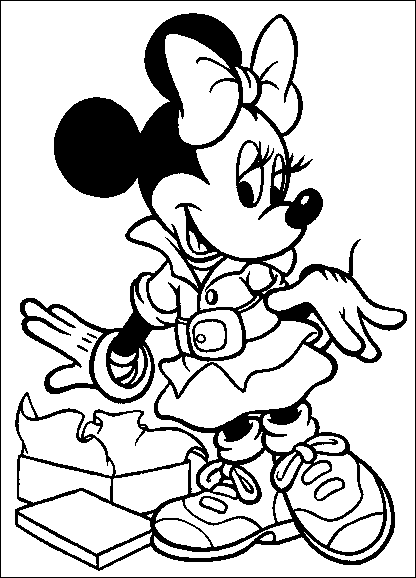 Coloriage 15 Minnie