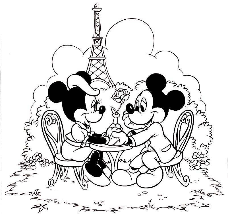 Coloriage 2 Minnie