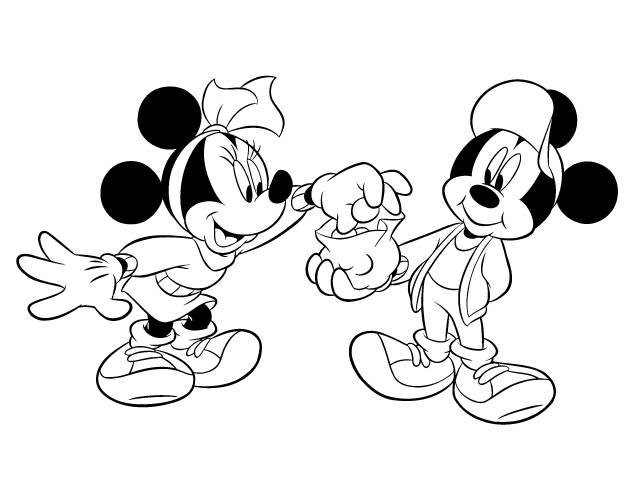 Coloriage 6 Minnie