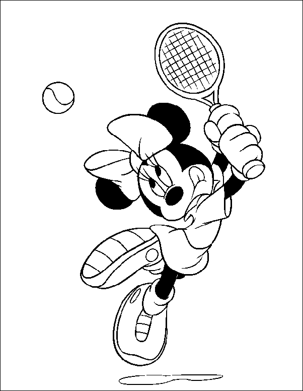 Coloriage 7 Minnie