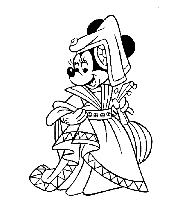 Coloriage 9 Minnie