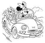 Coloriage Minnie 1