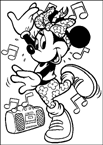 Coloriage Minnie 14