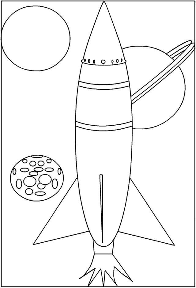 Coloriage 2 Missiles