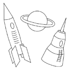Coloriage Missiles 3