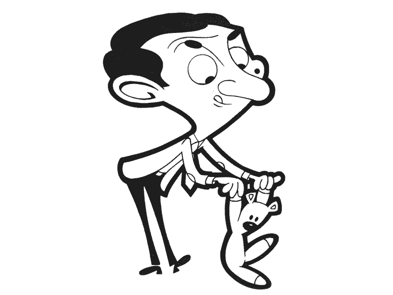 Coloriage 3 Mister-bean