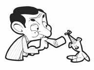 Coloriage Mister-bean 6