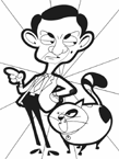 Coloriage Mister-bean 7