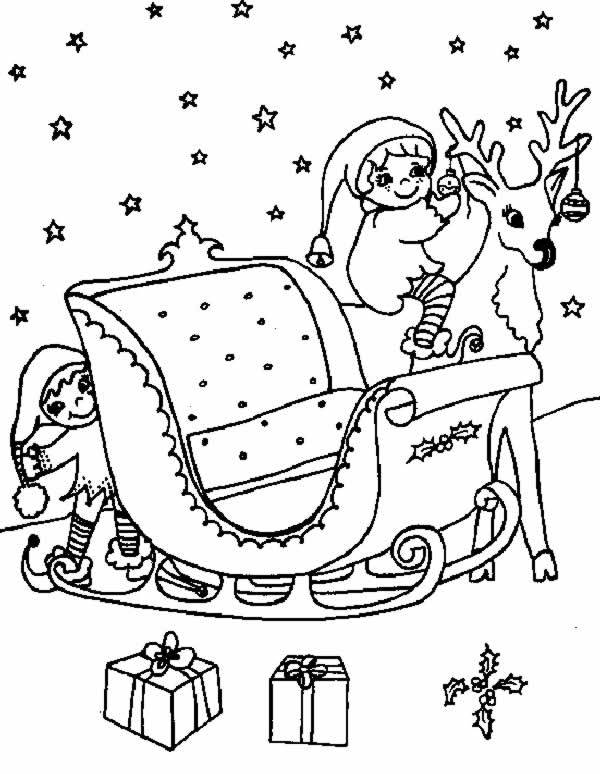 Coloriage 12 Mixte de noel