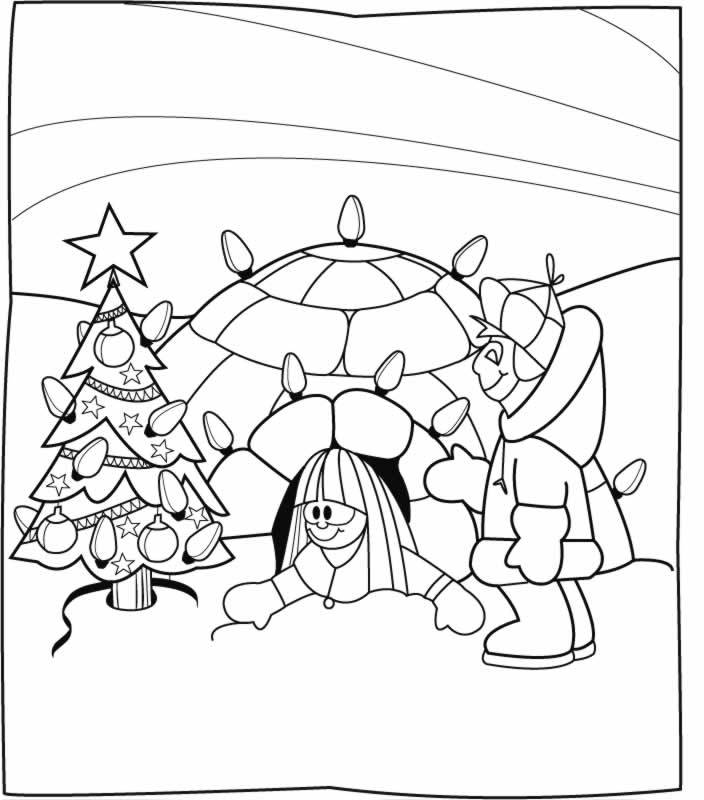 Coloriage 43 Mixte de noel