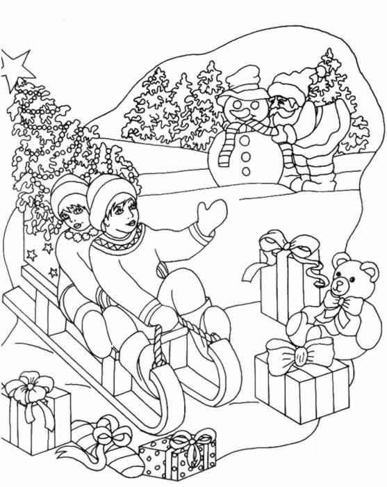 Coloriage 45 Mixte de noel