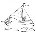 Coloriage Moyens de transport 10