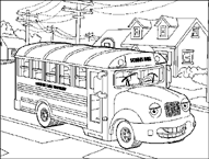 Coloriage Moyens de transport 2