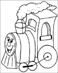 Coloriage Moyens de transport 5