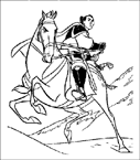 Coloriage Mulan 6