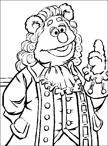 Coloriage 6 Muppets