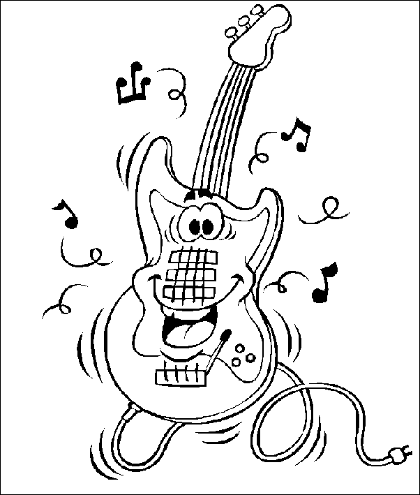 Coloriage 28 Musique